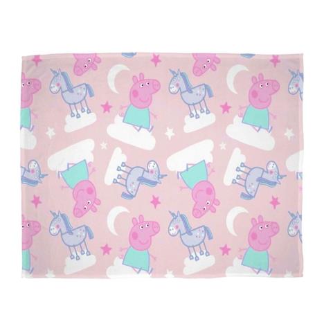 Peppa Pig Stardust Fleece Blanket Throw £13.99